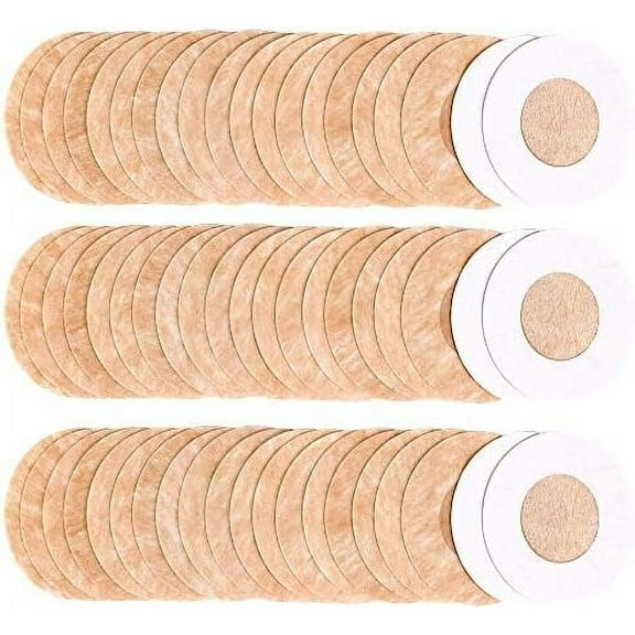 100 Pieces Nipple Cover Breast Covers Disposable Bra Pad Bra DisposableBreast Pasties Self-Adhesive No Show Bra For Women, Beige, Large