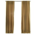 thumbnail image 5 of 3S BROTHERS Solid Linen Look Curtains Drapes Home Decorative Set of 2 Panels Linen Window Curtains Hanging Back Tap & Rod Pocket Nursery Room Bedroom Office - M-Yellow 52"x63" Each, 5 of 7