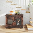 thumbnail image 4 of Costway Furniture Style Dog Crate for Small Medium Dogs Translucent Window Lockable Door, 4 of 10