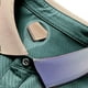 thumbnail image 3 of Camisa de manga corta para hombre, camisas de moda informales con solapa que absorben el sudor, camiseta para hombre Gris Verde 3XL, 3 of 9