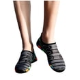 thumbnail image 6 of GERsome Water Shoes for Men Quick-Dry Yoga Swim Beach Barefoot Slip-On Comfort Outdoor Beach Pool Walking Shoes, Gray Size 8, 6 of 8