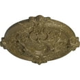 thumbnail image 3 of Ekena Millwork 17 3/8"OD x 1 3/4"P Hamilton Ceiling Medallion (Fits Canopies up to 3 3/4"), Hand-Painted Mississippi Mud Crackle, 3 of 6