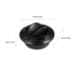 thumbnail image 2 of HAMPPLIES Ventilación De Aire Acondicionado Universal Para En ABS Negro Duradero Y Fácil De Instalar, 2 of 7