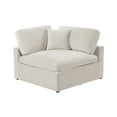 thumbnail image 3 of Best Master Furniture Remington 6-piece Ivory Velvet Modular Sectional, 3 of 4