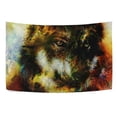 thumbnail image 4 of MYPOP Wolf Tapestry Wall Hanging Decoration Home Decor Living Room Dorm 80x60 inches, 4 of 4