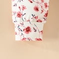 thumbnail image 5 of mgoYE Newborn Baby Girl Clothes Mommys Little Girl Romper Winter Floral Pant Set Headband 3 Pcs Clothes for Girl, 5 of 9