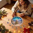 thumbnail image 6 of Aoznliie Christmas Acrylic Puzzle Suncatcher, Stained Glass Style Suncatcher for Window Decor, 7.5 inch Gift for Xmas, Mom, Birthday, Housewarming, 6 of 8