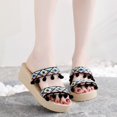 thumbnail image 1 of LEEy-World Pantoufles pour Femmes Sandales à Bout Rond Mode Amour Diamant Perle Pantoufles Chaussettes pour Femmes, 1 of 5