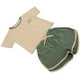 thumbnail image 5 of Conjunto de pantalones y camiseta para bebés pequeños, ropa sencilla y linda para niñas, traje agradable para la piel para bebés, color verde, 90CM, 5 of 14
