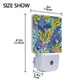 thumbnail image 4 of Bright Colored Corals LED Night Light with Smart Sensor Plug Into Wall Dusk to Dawn 2 packs, 4 of 7