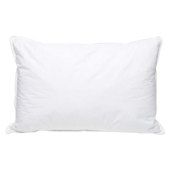 Extra Soft Down Pillow - Great for Stomach Sleepers Pillow - Very Flat - Bed Pillow - White Down - King Size