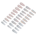 thumbnail image 4 of Uñas postizas NikouMX largas brillantes 30 piezas para mujeres, 4 of 8
