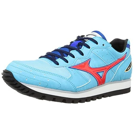 

[Mizuno] Track and field shoes Built Trainer 2 club activities competition lightweight short distance track spike track turquoise × coral × blue 25.5 cm 2E