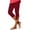 Wine, variant on Hurxie Capris for Seniors Stretchy Buttery Soft Capri Leggings Athletic Workout Cropped Elastic High Waisted Yoga Pants Black,L