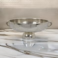thumbnail image 6 of Benjara 16" Tabletop Decorative Bowl with a Pedestal Footed Base- Silver, 6 of 6