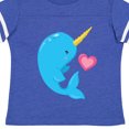 thumbnail image 4 of Inktastic Cute Narwhal Boys Toddler T-Shirt, 4 of 5
