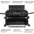 thumbnail image 2 of 3Pc Outdoor Extension Cord Safety Cover with Waterproof Seal, Weatherproof Electrical Connection Box to Protect Outlet, 2 of 7