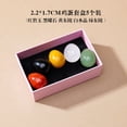 thumbnail image 2 of PALIFEUR Natural Crystal Easter Eggs Decorations 2026 - Set of 5 Mini Agate Stone Egg Ornaments, 0.87 Inch Multicolor Gemstone Easter Decor for Home Table, Spring Festival Gifts, 2 of 9