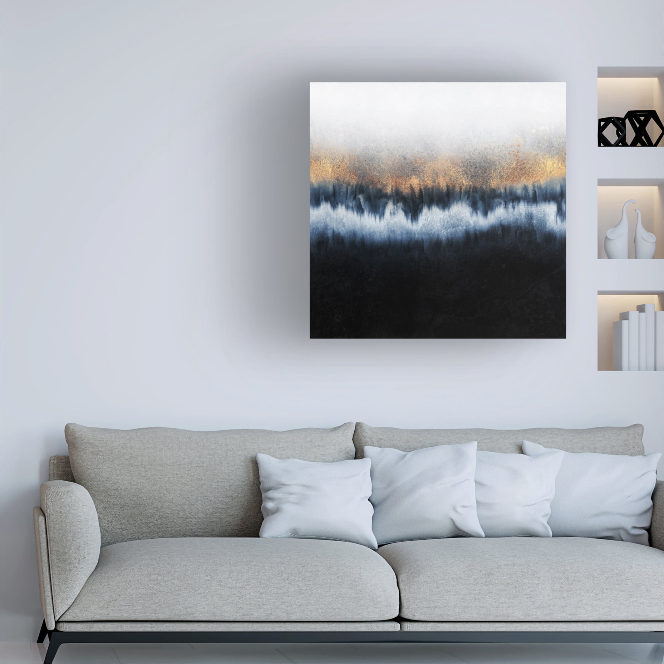 Trademark Fine Art Elisabeth Fredriksson Golden Horizon Canvas Wall Art