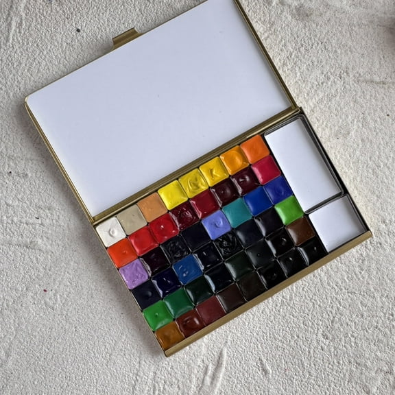 Daniel Smith Extra Fine Watercolor 48 Colors 0.5ml Professional quality Package pigment Gold/Silver/Black Portable Magnetic Box