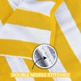 thumbnail image 5 of Yellow Cabana Stripe Extra Large Bulk Beach Towels 32x64 Pack of 36 - Soft Ringspun 100% Cotton Pool Towels - 3 Dozen Wholesale Beach Towel - Highly Absorbent – Perfect for Hotels, Pools and Resorts, 5 of 8