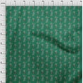 thumbnail image 4 of oneOone Cotton Poplin Green Fabric Kalamkari Kathakali Quilting Supplies Print Sewing Fabric By The Yard 56 Inch Wide, 4 of 5