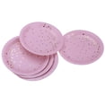 thumbnail image 1 of Platos de Papel de de tarta con Puntos Dorados de 8 Piezas, Vajilla de para en hogar Rosado, 1 of 9