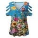 thumbnail image 4 of Top con cremallera y cuello en V de manga corta con hombros descubiertos para mujer con blusa recortada Pompotops  hkajfhjk466122, 4 of 4