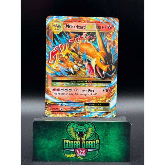 Collectible 2016 Evolutions Charizard EX Holo Rare #13/108 English Pokemon Card