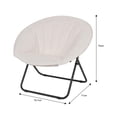thumbnail image 4 of Silla Plegable Mainstays Blanco, 4 of 4
