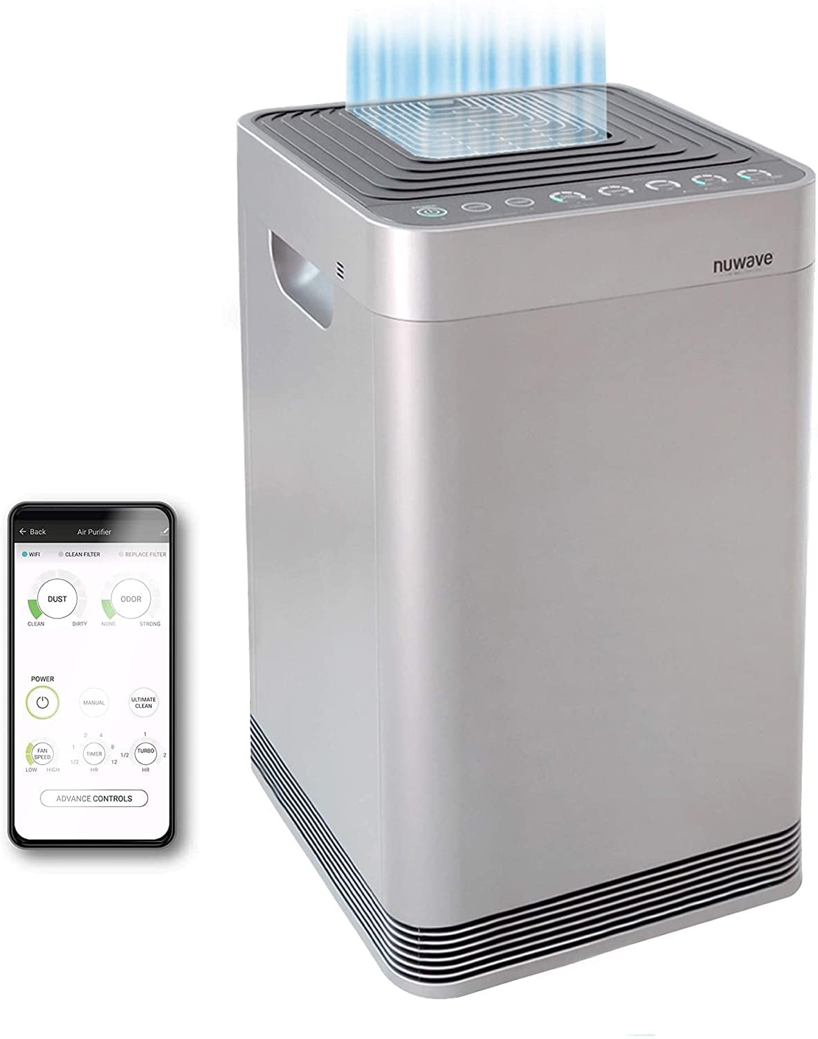 Nuwave oxypure large area store smart air purifier