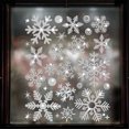 thumbnail image 5 of Hyknon Christmas Snowflake Wall Clings Fluorescent Window Decals for Christmas Party Decoaritons Assorted Posture Small Elk Wall Stickers for Wall Art Decor (14.6x11.8Inch), 5 of 5