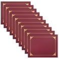 thumbnail image 2 of Better Office Products Certificate Holders with Gold Foil Border, 50 Pack, Crimson Red, 2 of 6