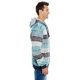 thumbnail image 3 of Men's Printed Stripe Marl Pullover - LT BLUE/ BLACK - S, 3 of 3