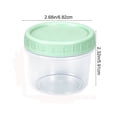 thumbnail image 3 of Guozer Freezer Storage Containers with Lids,Reuseable Snack Container Plastic Jar for Ice Cream,Juice,Fruit, 3 of 6
