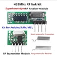 thumbnail image 1 of Module Récepteur et Émetteur RF Superhétérodyne 433 Mhz Télécommande, 1 of 1