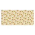 thumbnail image 2 of Disketp Watercolor Bee Honey Honeycomb Bee Gaming Mouse Mat Long Extended Mouse Pad Desk Mat Non-Slip Rubber Mice Pads Stitched Edges(315.5 x 16 x 0.12 Inches), 2 of 8