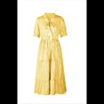 thumbnail image 1 of Vestido de Rayas Naranja L, 1 of 4