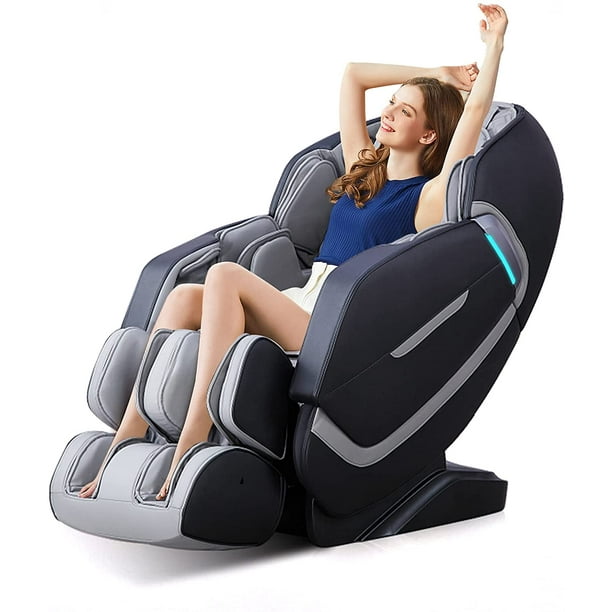4D Massage Chairs Full Body Recliner, High Technology Zero Gravity Shiatsu SL with Function, Auto Body Detection, Bluetooth Heat Roller,Thai Massage Stretching - Walmart.com