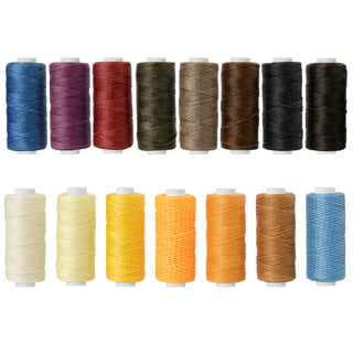 1mm Polyester Waxed Cord 30 Colors Beading Thread Stretch String for  Bracelet Making 492 Feet…