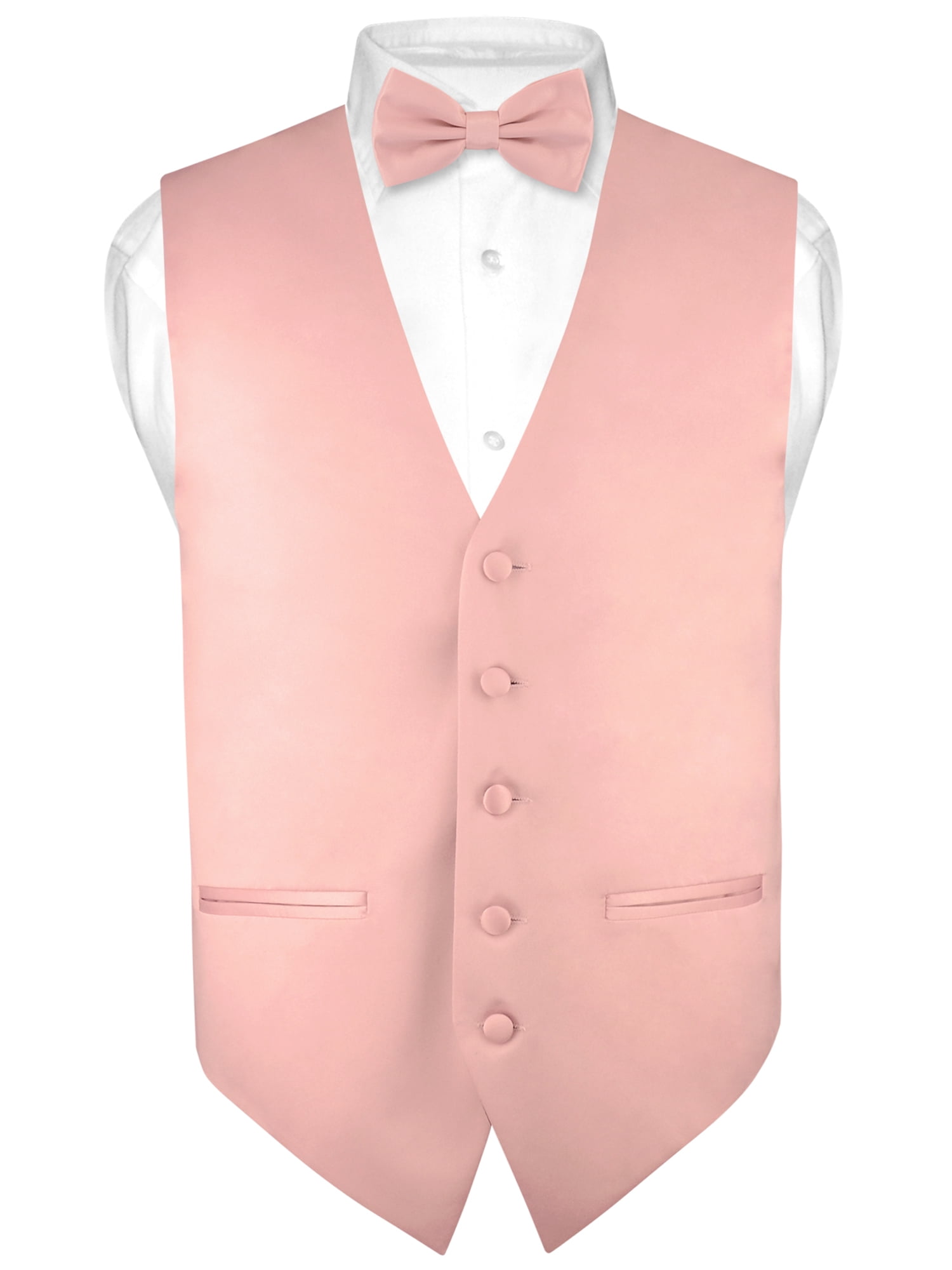 New Men's Vesuvio Napoli Tuxedo Vest Necktie Hankie set prom party formal Silver 