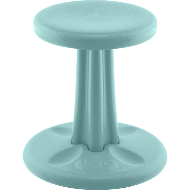Taburete Wobble Design KORE para niños de 6 a 7 años, color verde azulado