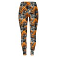 thumbnail image 6 of mgoYE Halloween Pajamas Women Pants Printed Casual Holiday Tights Elastic Waist Workout Jogger Yoga Pant Size S, 6 of 7