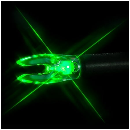 UPC: 0818322011853 | Nockturnal Fit Universal Size Green Lighted Nock 3-Pack