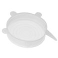 thumbnail image 3 of Tapas de silicona elásticas reutilizables resistentes al calor para envolver alimentos (11 cm) Ehuebsd  Libre de BPA, 3 of 9