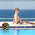 thumbnail image 5 of Pelota inflable de sandía de PVC de 20,4 cm - para piscinas - interactiva - para playas, verano, fiestas al aire libre (color), 5 of 5