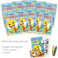 Bendon Mini Play Packs, Each with Mini Coloring Book, 2 Mini Crayons