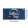 thumbnail image 5 of Decorative Design Happy Father's Day Banner Colorful Theme Party Decoration Blue Background for Father's Day Celebration Holiday Party Indoor Decoration, 5 of 8