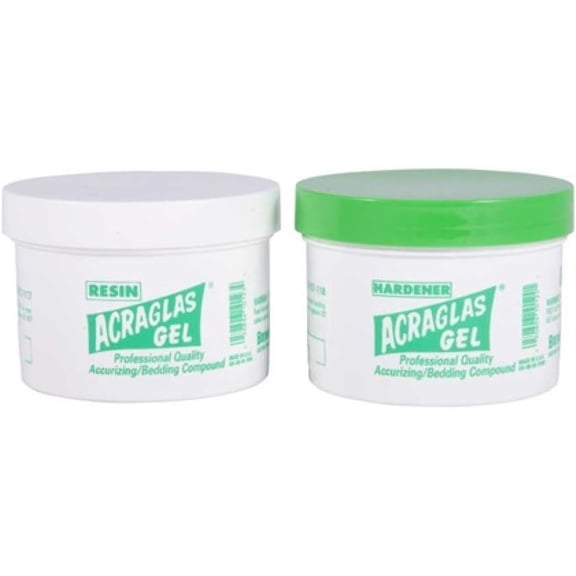 Brownells Acraglas Gel Resin 8oz and Acraglas Hardener 8oz