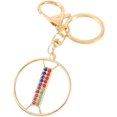 thumbnail image 1 of Letter Keychain,26 Letters A-Z Decorative Letter Keychain,Name Keychain for Women Girls Men Teenager Gift, 1 of 5
